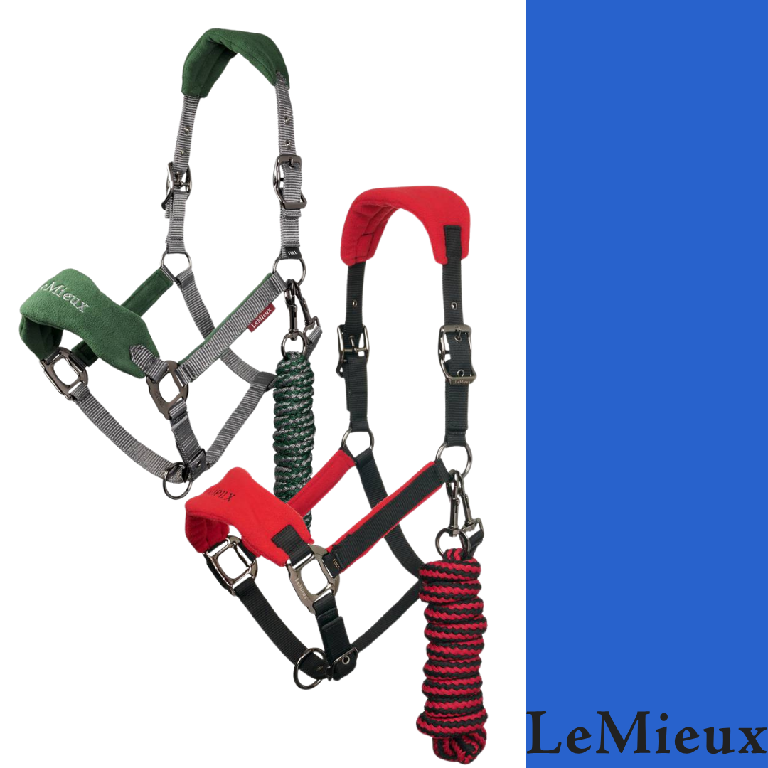 LE MIEUX VOGUE FLEECE HALTER AND LEAD Apparel HorseHalters & Leads
